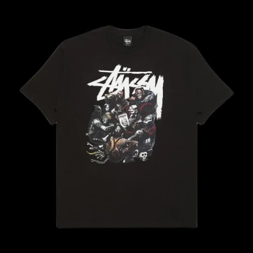 Stussy Creepy Group Tee 'Black'