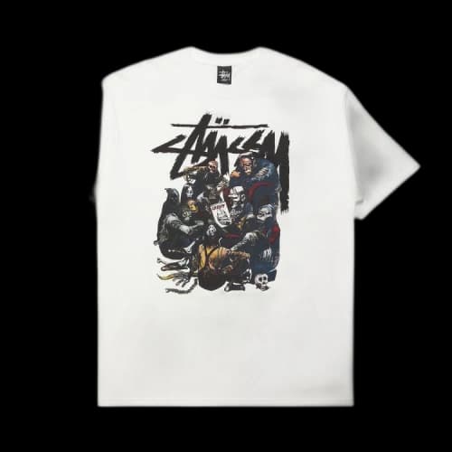 Stussy Creepy Group Tee 'White'