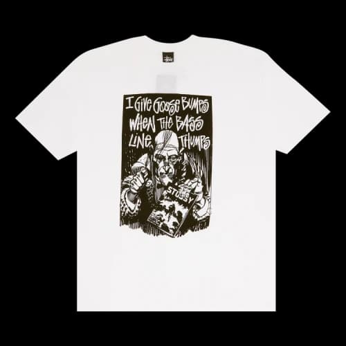 Stussy Give Goosebumps Tee 'White'