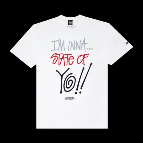 Stussy State of Yo!! Tee 'White'