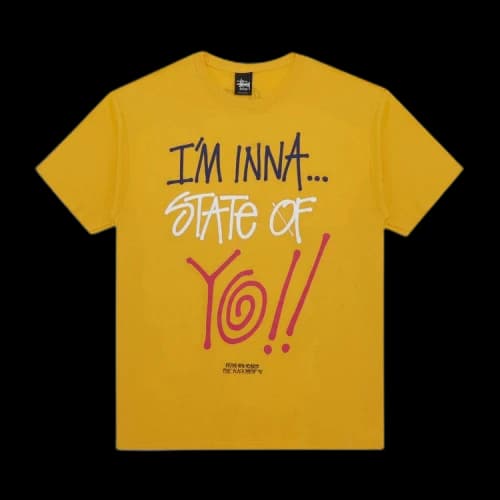 Stussy State Of Yo!! Tee 'Yellow'