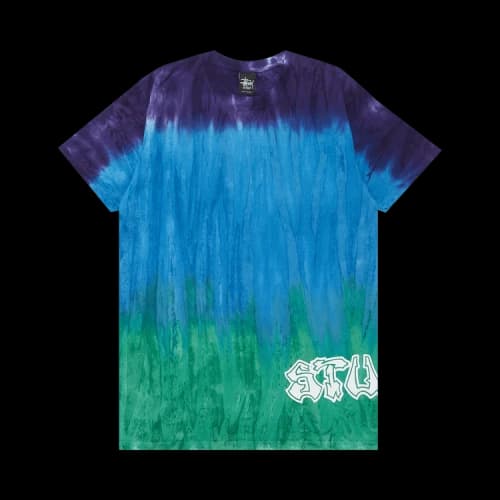 Stussy W.H. Tie-Dye Tee 'Blue'