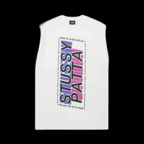 Stussy x Patta What it is to be will be Tee 'White'