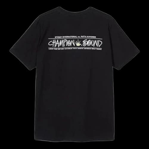 Stussy x Patta Crossover Short Sleeve Unisex Black