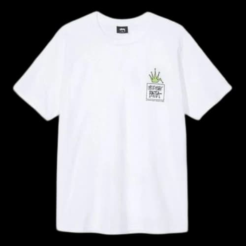 Stussy x Patta Crossover Crown Short Sleeve Unisex White