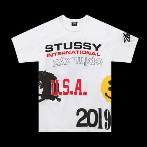 Stussy x Cactus Plant Flea Market USA 2019 Tee 'White'