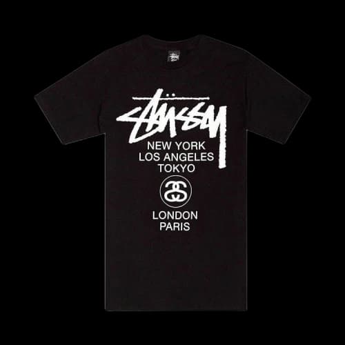 Stussy World Tour Tee 'Black'