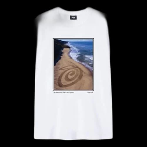 Stussy Land Art Tee Short Sleeve Unisex White