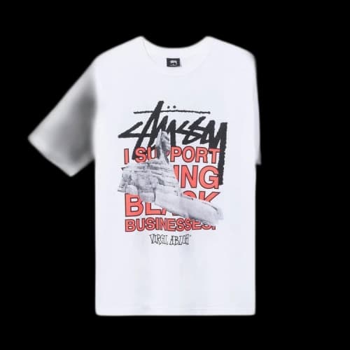 Stussy x Virgil Abloh World Tour Collection T-Shirt 'White'