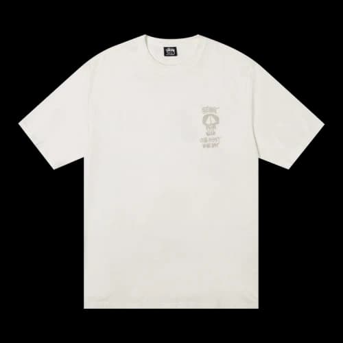Stussy x Our Legacy Work Shop Surf Skull Pigment Dyed Tee 'Natural'