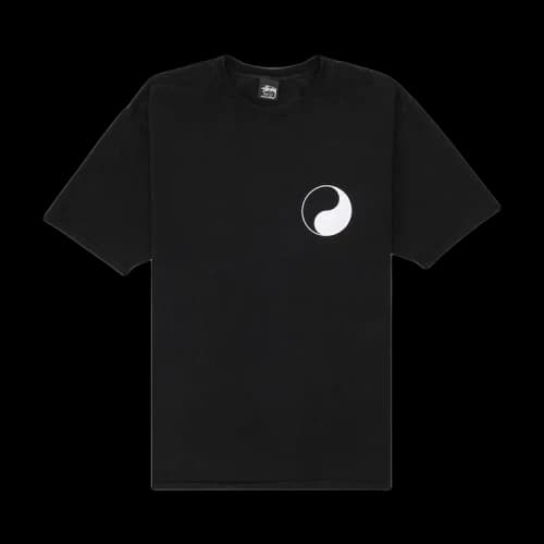 Stussy x Our Legacy Work Shop Yin Yang Pigment Dyed Tee 'Black'