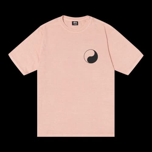 Stussy x Our Legacy Work Shop Yin Yang Pigment Dyed Tee 'Blush'