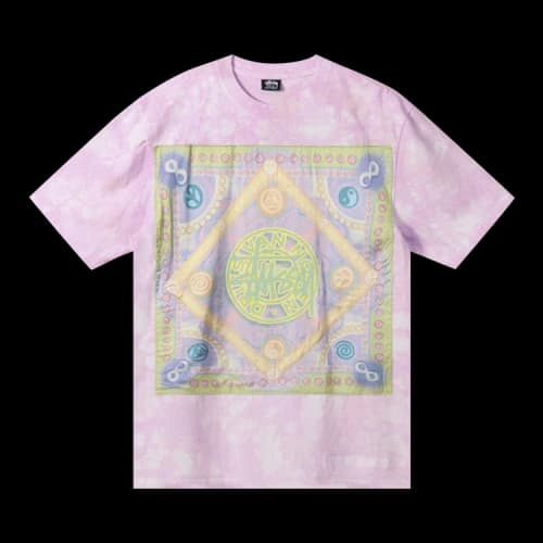 Stussy x Dries Van Noten Bandana Tee 'Lilac'