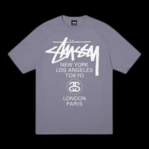 Stussy World Tour Tee 'Mauve'