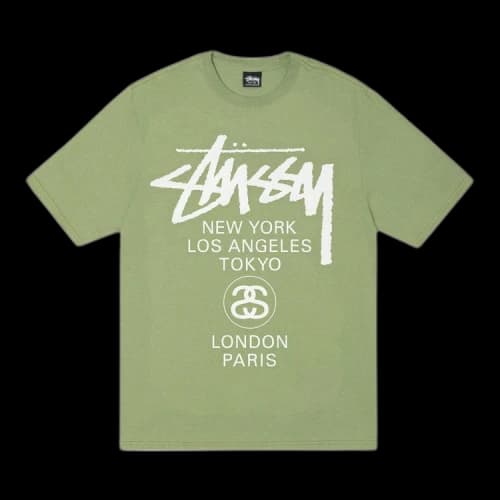 Stussy World Tour Tee Moss