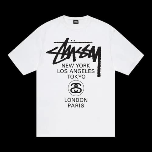 Stussy World Tour Tee 'White'