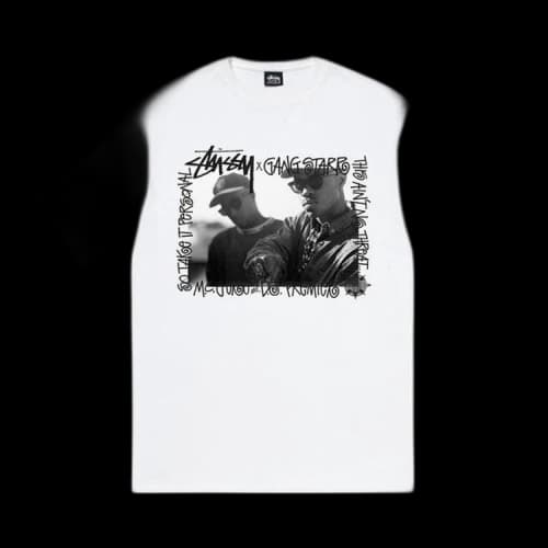 Stussy Gang Starr Take It Personal Tee 'White'