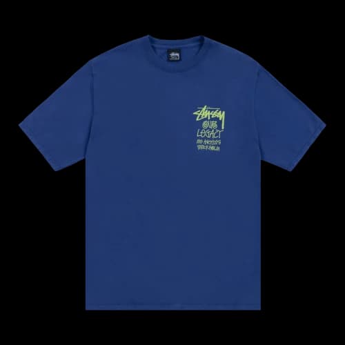 Stussy x Our Legacy Work Shop Surfman Pigment Dyed Tee 'Blueberry'
