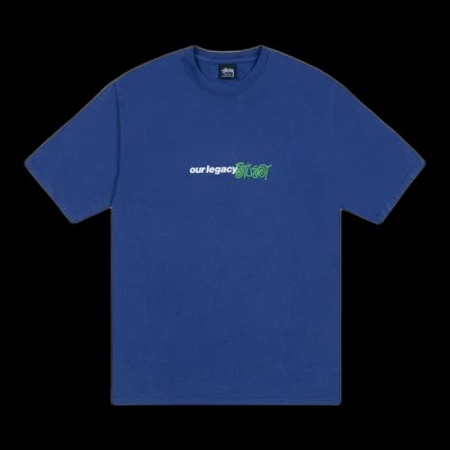 Stussy x Our Legacy Work Shop Sport Pigment Dyed Tee 'Blueberry'