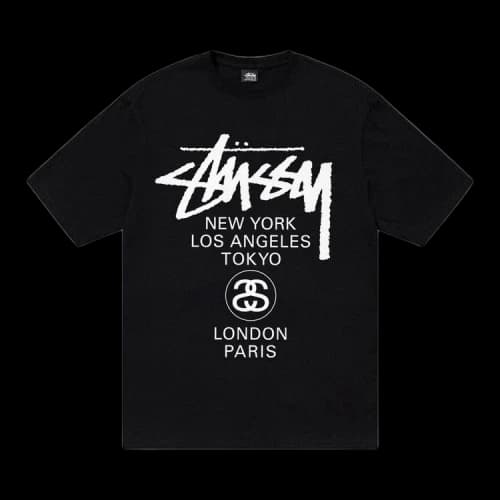 Stussy World Tour Tee 'Black'