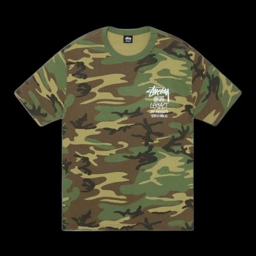 Stussy x Our Legacy Work Shop Surfman Tee Pigment Dyed 'Camo'