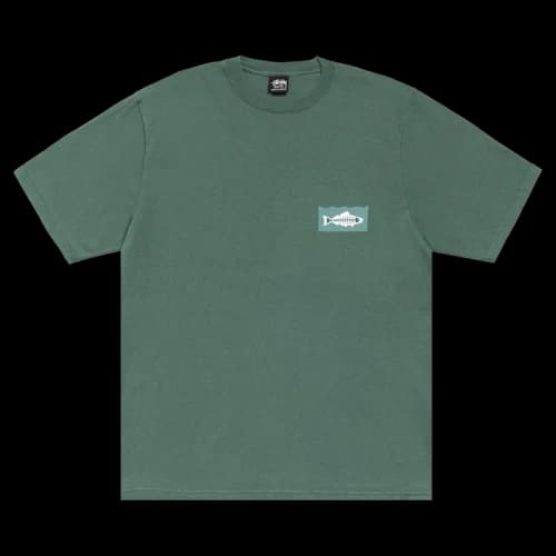 Stussy Heal The Bay 40 Tee Pigment Dyed 'Pine'