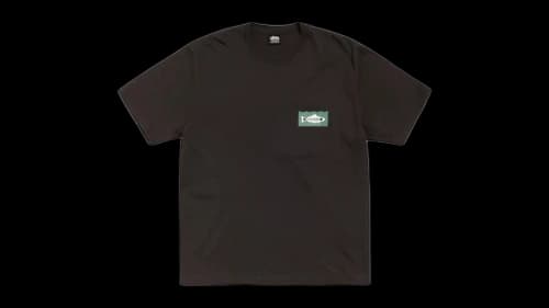 Stussy Heal The Bay 40 Pigment Dyed Tee Faded Black