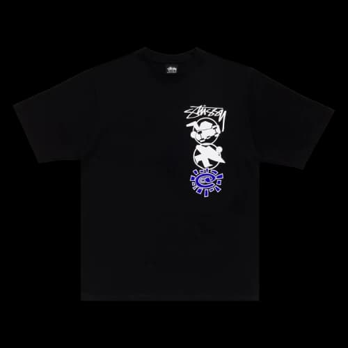 Stussy x Always Do What You Should Do Stack T-Shirt 'Black'