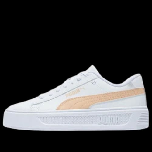 PUMA Smash Platform V3 'White/Beige' (Women's)