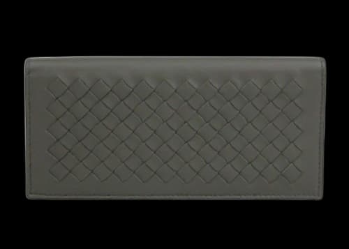 Bottega Veneta Intercciaco Bifold Wallet Gray