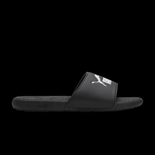 PUMA Cool Cat 2.0 Slides Big Kid 'Black White'