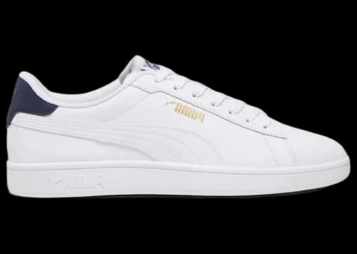 Puma Smash 3.0 L White Navy Heel Gold