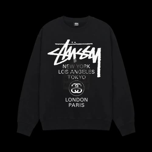 Stussy DSM World Tour Crew 'Black'