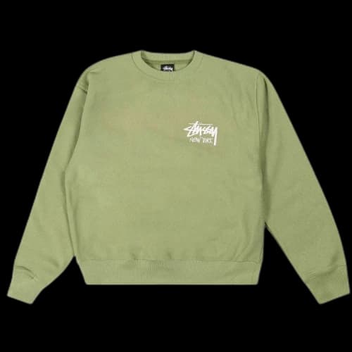 Stussy Stock New York Crew Moss