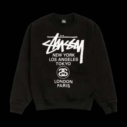 Stussy World Tour Crew 'Black'