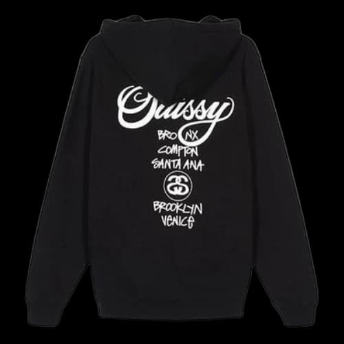 Stussy World Tour Unisex Black