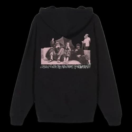 Stussy New Beat Hood Casual Printing Unisex Black