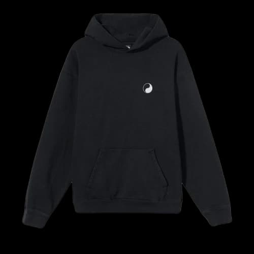 Stussy x Our Legacy Yin Yang Pigment Dyed Hoodie 'Black'