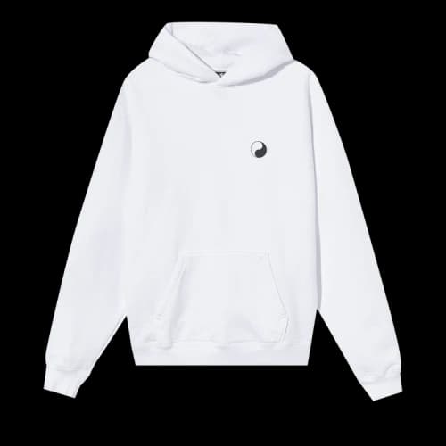 Stussy x Our Legacy Yin Yang Pigment Dyed Hoodie 'White'