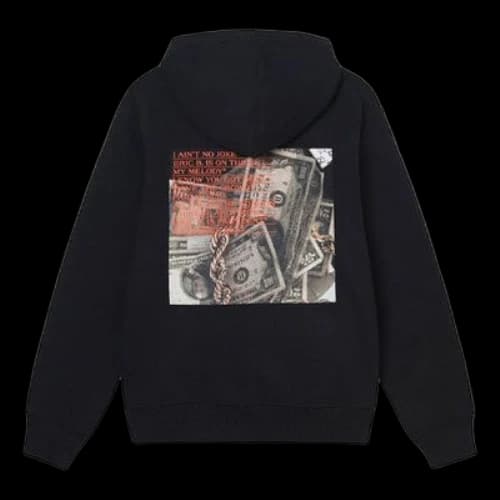 Stussy FW21 Paid In Full Pattern Printing Black