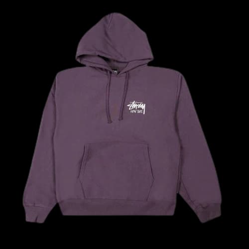 Stussy Stock New York Hoodie 'Grape'