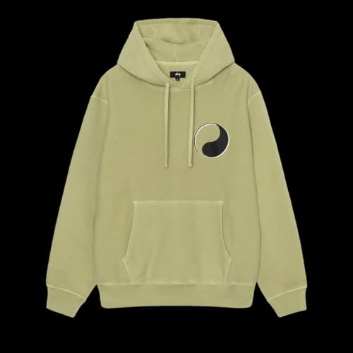 Stussy x Our Legacy Drop Shadow Pigment Dyed Hoodie 'Tarragon'