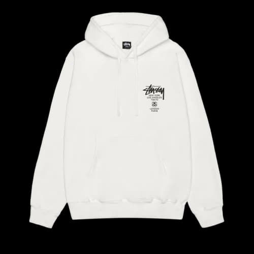 Stussy World Tour Hoodie 'Natural'