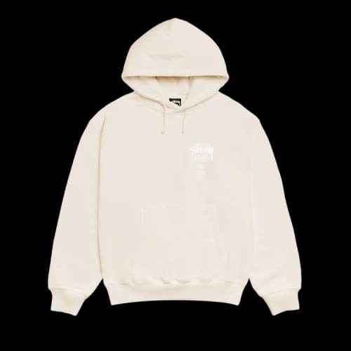 Stussy World Tour Hoodie Pigment Dyed 'Natural'
