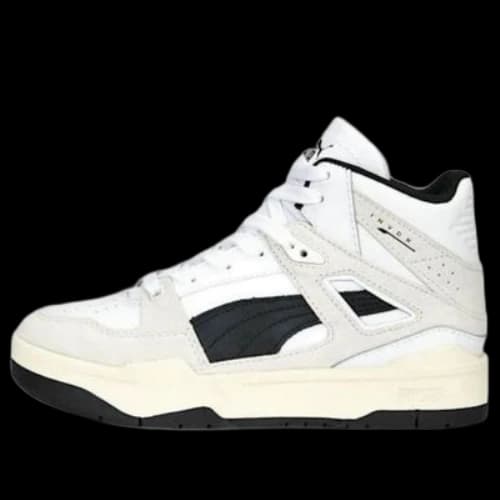 (GS) PUMA Slipstream Mid Heritage Sneakers 'White Beige Black'