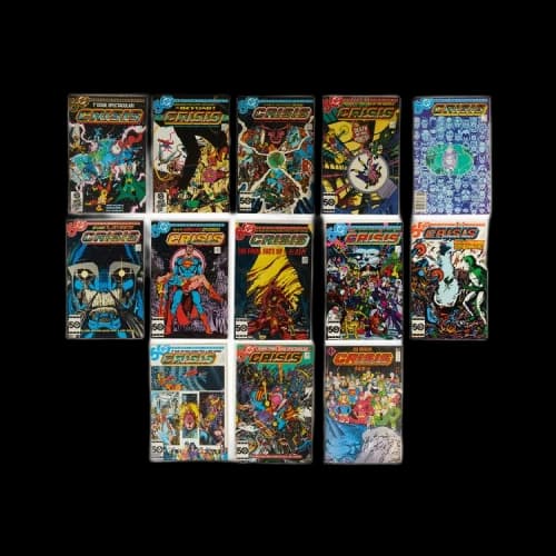 DC Comics Vintage 1986 Crisis On Infinite Earths Full Run (12 Issues)