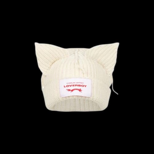 Charles Jeffrey Loverboy Chunky Ears Beanie 'Ecru'
