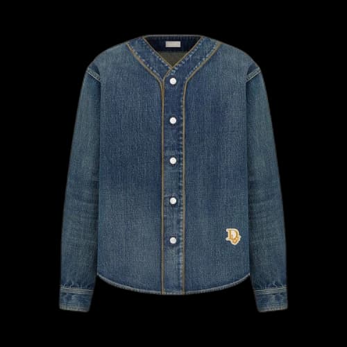 Dior x Denim Tears Baseball Shirt 'Blue'