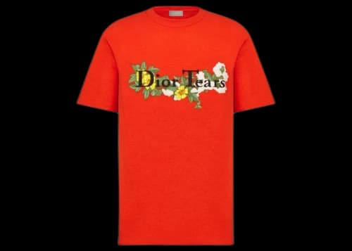 Dior x Denim Tears Relaxed-Fit T-Shirt Red