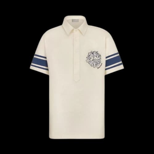 Dior x Denim Tears Relaxed-Fit Polo Shirt 'White'